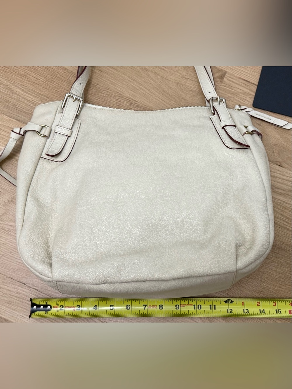 Dooney & Bourke Vintage Nina Pebbled Leather Shoulder Bag - Picture 5 of 9